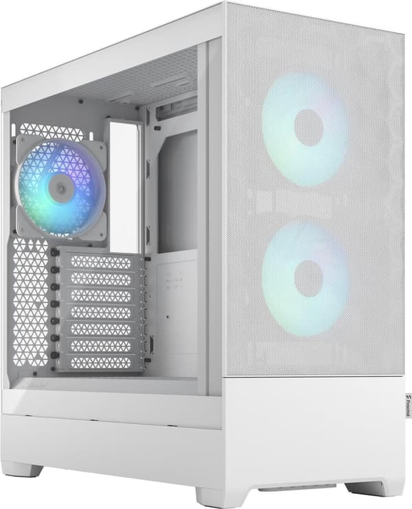 Fractal Design Pop Air - PC - Hvid - ATX - micro ATX - Mini-ITX - Stål - Hærdet glas - Multi - Pocket Fan (FD-C-POR1A-01) Hvid