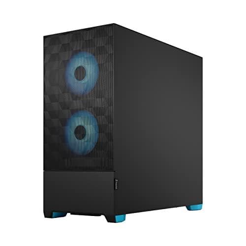 Fractal Design Pop Air RGB - Tower - ATX (härdat glas) - ingen strömförsörjning (ATX) - cyan - USB/Audio - för Fractal Design Model D, Typ D (FD-C-POR