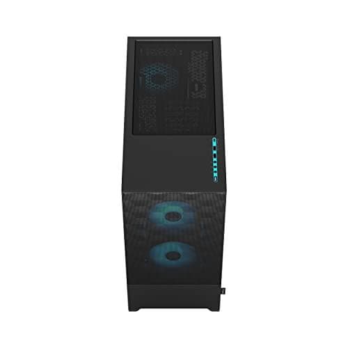 Fractal Design Pop Air RGB - Tower - ATX (härdat glas) - ingen strömförsörjning (ATX) - cyan - USB/Audio - för Fractal Design Model D, Typ D (FD-C-POR