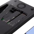 Miniatyrbild 5 av 8: StarTech.com 4 Bay Thunderbolt 3 NVMe-hölje för M.2 NVMe SSD-enheter 1x DisplayPort Video/ 2X TB3 nedströmsportar 40Gbps 72W Strömförsörjning Extern h