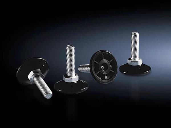 Rittal VX 8100.780 - Hyldefødder - Sort - Rustfrit stål - Rustfrit stål - 4 stk(er) - 930 g (8100780)
