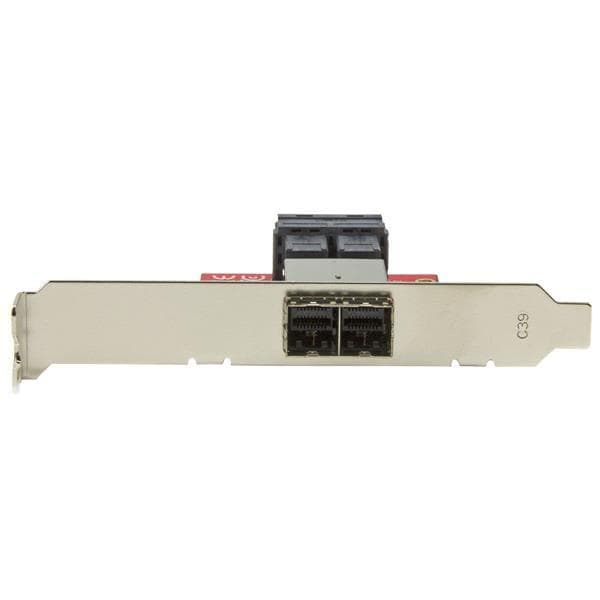 Mini-SAS-adapter - Dual SFF-8643 til SFF-8644 - med fuld- og lavprofilbeslag - 12 Gbps