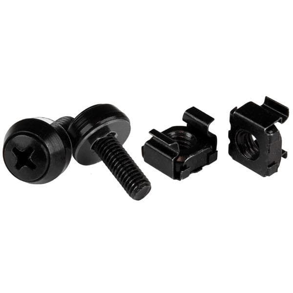 StarTech.com M5 x 12 mm - Skruer og burmøtrikker - Skruer til stativ - Sort (CABSCREWM52B)