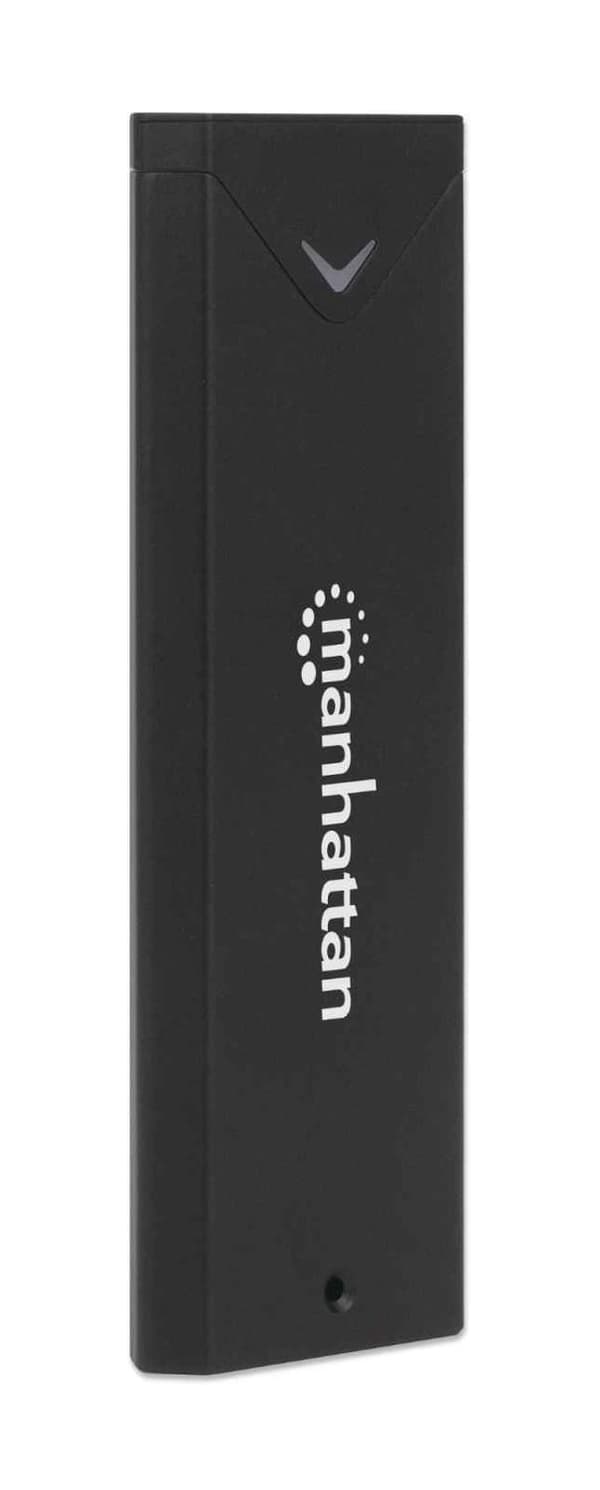 Manhattan 130530 Box Outdoor USB 3.2 SSD SATA M.2 NVMe Black