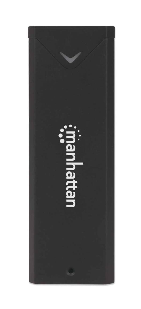 Manhattan 130530 Box Outdoor USB 3.2 SSD SATA M.2 NVMe Black