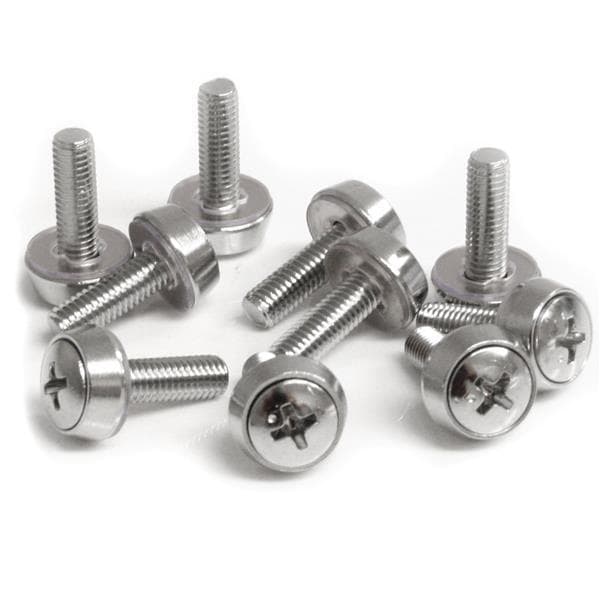 StarTech.com M5 x 12 mm - Monteringsskruer til serverracks - Skruesæt (pakke med 100) (CABSCREWSM5)