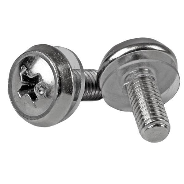 StarTech.com M5 x 12 mm - Monteringsskruer til serverracks - Skruesæt (pakke med 100) (CABSCREWSM5)