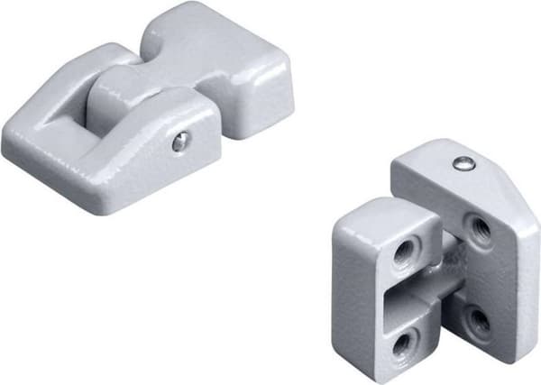 Rittal GA 9123000 Hængsel Aluminium Grå (RAL 7001) 2 stk.