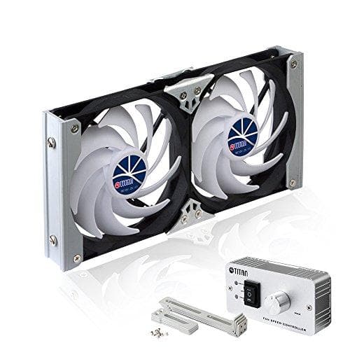 Titan TTC-SC09TZ(B) Computerkølingskomponent Universal Radiator 12cm Sort - Hvid (TTC-SC09TZ(B))
