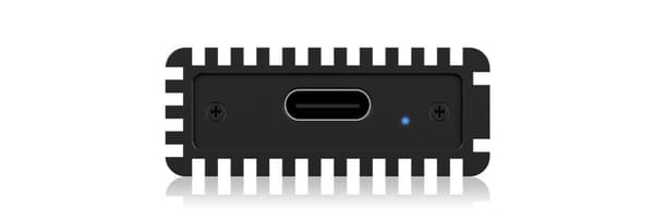 RaidSonic 60482 M.2 harddiskkabinet M.2 PCIe NVMe SSD USB-C® USB 3.2 (Gen 2)