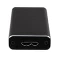 Miniatyrbillede 4 af 6: StarTech.com USB3.0 til M.2 SATA eksternt SSD-kabinet med UASP - Lagerskab - M.2 (M.2) - SATA 6Gb/s - 600MBps - USB3.0 - Sort (SM2NGFFMBU33)