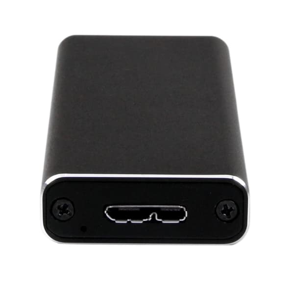 StarTech.com USB3.0 til M.2 SATA eksternt SSD-kabinet med UASP - Lagerskab - M.2 (M.2) - SATA 6Gb/s - 600MBps - USB3.0 - Sort (SM2NGFFMBU33)