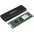 Miniatyrbillede 2 af 6: StarTech.com USB3.0 til M.2 SATA eksternt SSD-kabinet med UASP - Lagerskab - M.2 (M.2) - SATA 6Gb/s - 600MBps - USB3.0 - Sort (SM2NGFFMBU33)