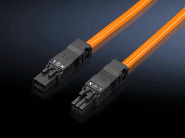 Rittal SZ 2500.430 strømledning Orange 1 m