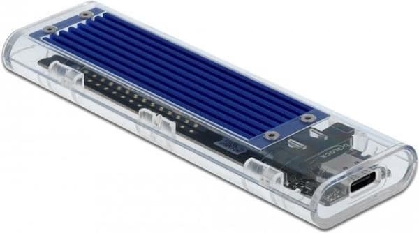 Delock ext. Boliger. M.2NVMe PCIe SSD med USB-C adapterstik