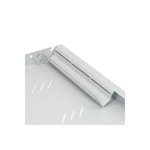 Triton hylde med perforering 1U 550mm - Creme - Grå - 80kg - 1U - 550mm (RAC-UP-550-A4)