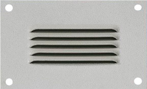 Rittal integrerede lameller - beslag ventilationsplade - RAL 7035 (pakke med 4)