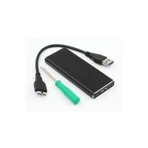 CoreParts - Lagerskabe - mSATA - mSATA - USB 3.0 Sort