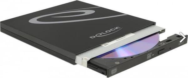 DeLOCK 42595 ODD-kotelo SATA Musta musta