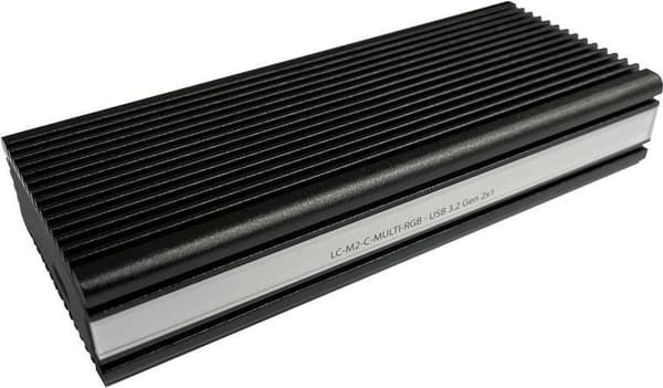 LC-virtalähde LC-M2-C-MULTI-RGB Alumiini, musta