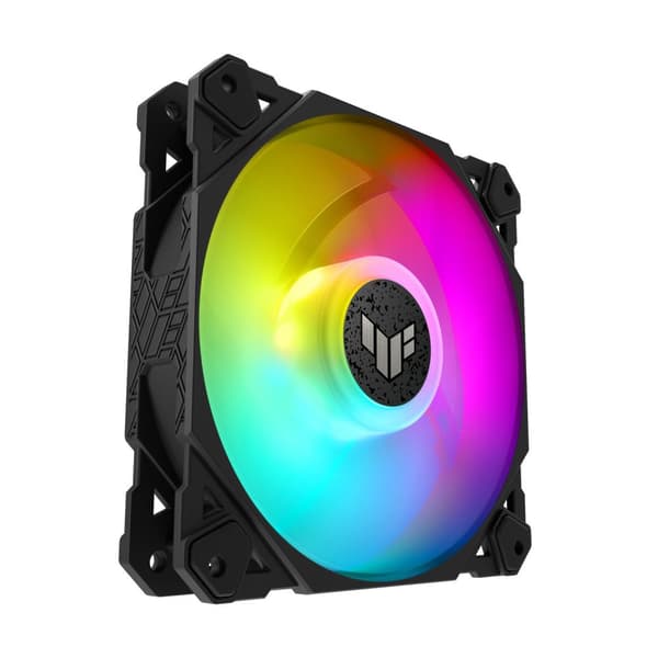 ASUS TUF Gaming TF120 ARGB Fläkt datorfodral luftkylning 12 cm svart (90DA0030-B09000)