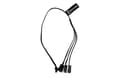 Miniatyrbild 2 av 4: Alphacool Digital RGB LED Y-kabel 3-faldig med JST-kontakt, svart - 30cm (18601)