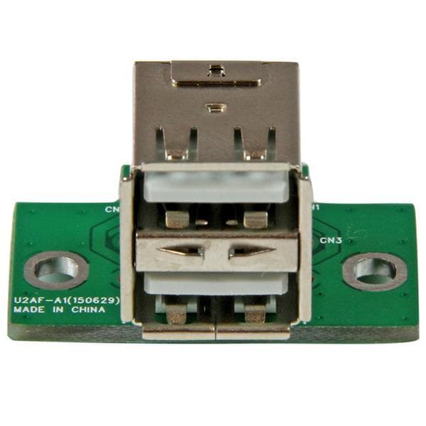 StarTech.com 2-ports USB bundkort header-adapter - USB-adapter - USB (F) til 10-bens USB-header (F)