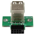 Miniatyrbillede 4 af 4: StarTech.com 2-ports USB bundkort header-adapter - USB-adapter - USB (F) til 10-bens USB-header (F)
