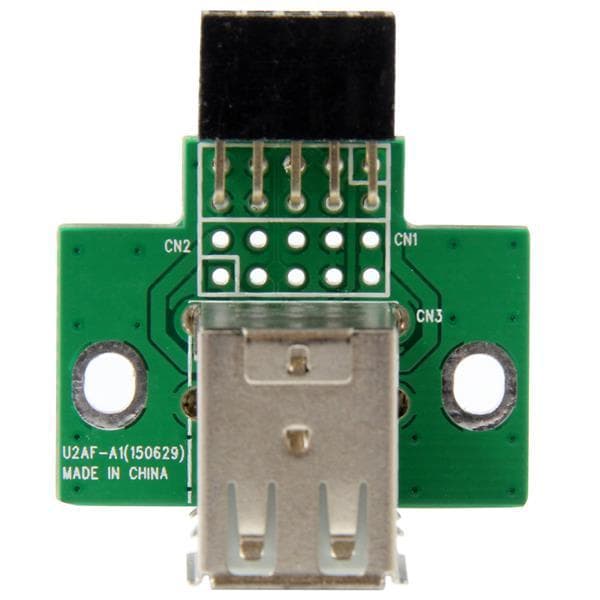 StarTech.com 2-ports USB bundkort header-adapter - USB-adapter - USB (F) til 10-bens USB-header (F)