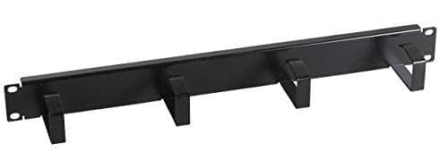 OEM EFB Electronics 19" 1U kabelhanteringspanel, 4 fästen, stål RAL9005