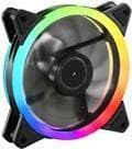 Sharkoon SHARK Blades PWM RGB - kuffertventilator - 120 mm Sort