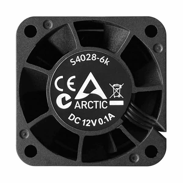 ARCTIC S4028-6K - 40 mm palvelintuuletin - tuuletin - 4 cm - 250 rpm - 6000 rpm - 7,1 cfm - 12,06 mü/h (ACFAN00185A)