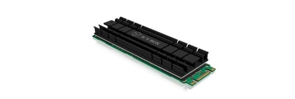 RaidSonic ICY BOX IB-M2HS-701 - Solid State Drive -jäähdytyselementti - musta (IB-M2HS-701)