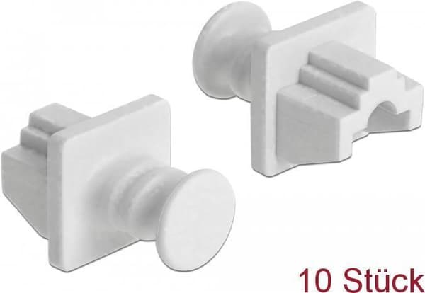 Delock støvdæksel til RJ45 jack 10 stk hvid (86507)