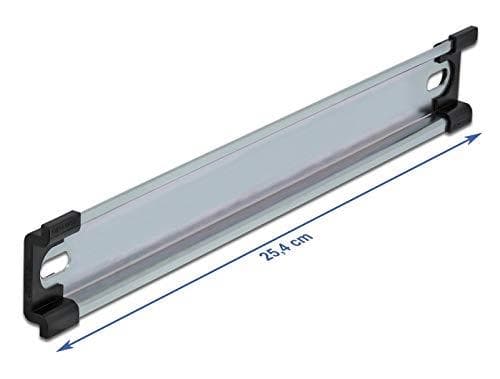 Delock DIN-kisko 35 x 7,5 mm (10 tuumaa) terästä.