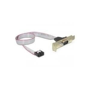 Delock Low Profile slotbeslag > 1 x seriel tildeling: 1:1 (89300)