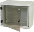 Miniatyrbild 1 av 3: Triton Delta B4S 19'' Rack Väggfäste 12U/400 glasdörr Väggställ Grå