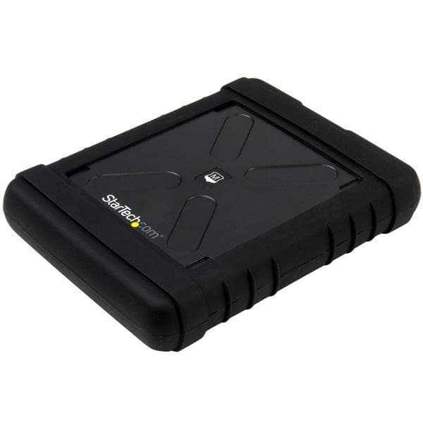 StarTech.com robust harddiskkabinet USB 3.0 til 2.5in SATA 6 Gbps HDD eller SDD UAS Sort