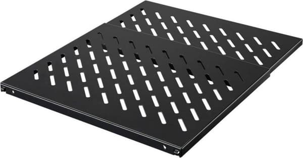 Rittal enhetshylla, fast installation, variabelt djup, 482,6 mm (19 tum) 1/2 U, 600 - 900 mm 5501.665