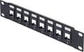 Miniatyrbillede 1 af 4: Renkforce RF-3521390 10 tommer Server rack kabinet frontpanel Sort