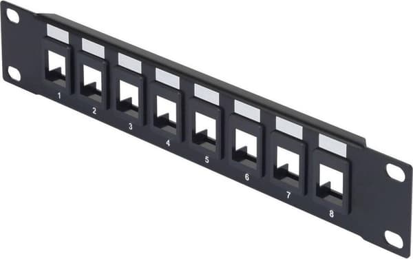 Renkforce RF-3521390 10 tommer Server rack kabinet frontpanel Sort