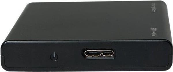 LogiLink 2,5" SATA Festplatten-Gehäuse, USB 3.0, schwarz