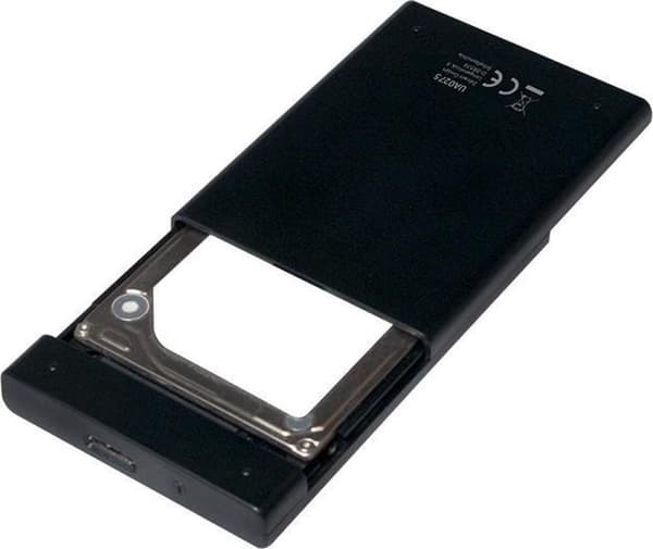 LogiLink 2,5" SATA Festplatten-Gehäuse, USB 3.0, schwarz