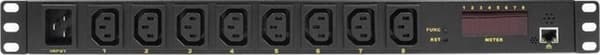 LogiLink PDU8P01 strømfordeling 1U Sort 8 stikkontakt(er) Sort