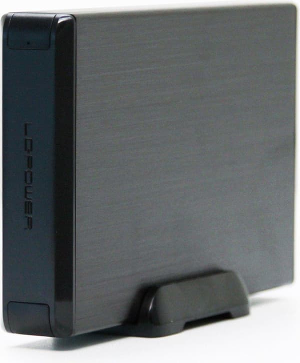LC-Power - 3'5" USB 3.0 harddiskkabinet til 3,5" SATA HDD og SSD - Sort