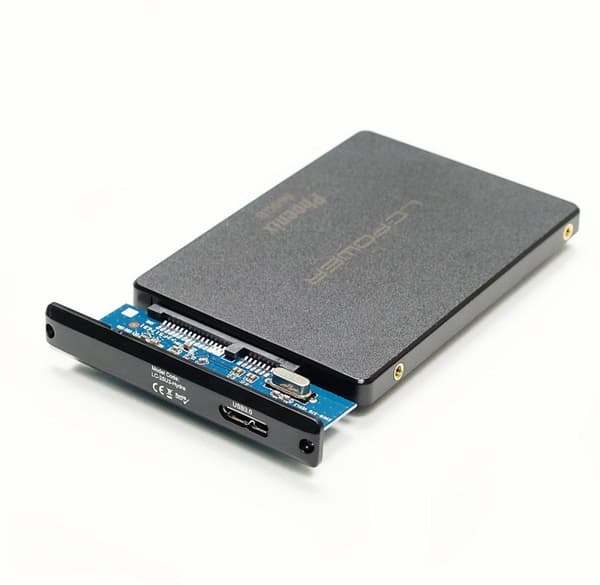 LC-Power LC-25U3-Hydra 2,5" HDD-kotelo Musta