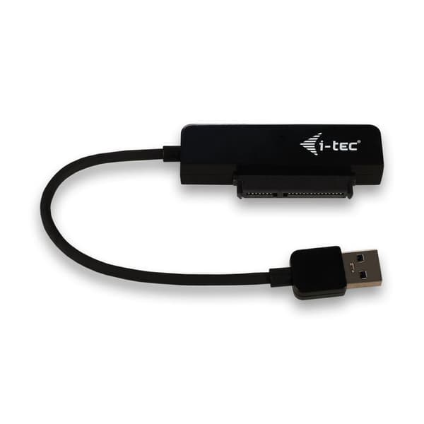 i-tec MYSAFEU313 tallennusasemakotelo 2,5 tuuman HDD/SSD-kotelo Musta