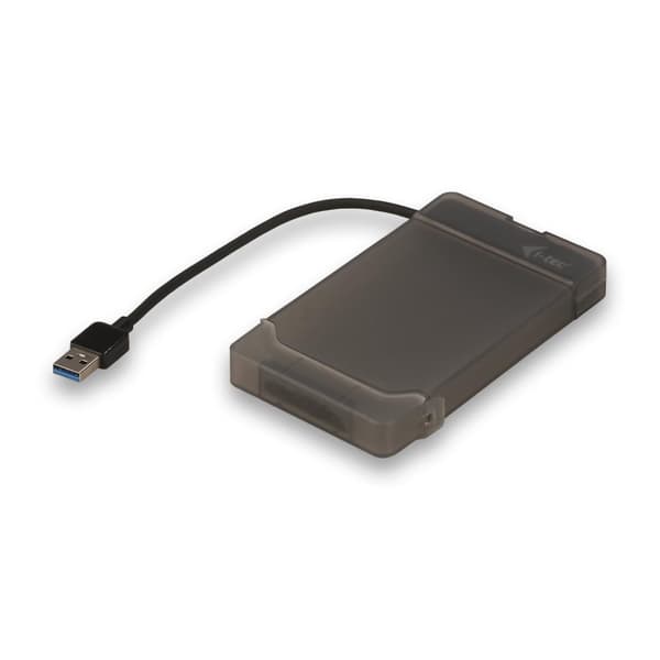 i-tec MYSAFEU313 tallennusasemakotelo 2,5 tuuman HDD/SSD-kotelo Musta