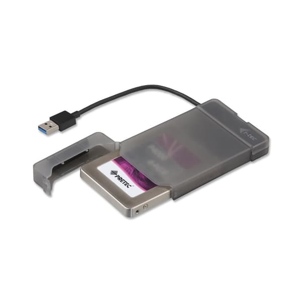 i-tec MYSAFEU313 lagerdrevkabinet 2,5'' HDD/SSD kabinet Sort Sort