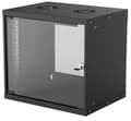 Miniatyrbillede 1 af 3: Intellinet 19 Vægvertiler Basic Line 9HE schwarz 19 tommer vægskab (BxHxD) 540 x 487 x 400 mm 9 HE Sort (RAL 9005)